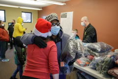 Operation Warm Coat Distribution with Pittsburgh FireFighters and Larimer Consensus Group