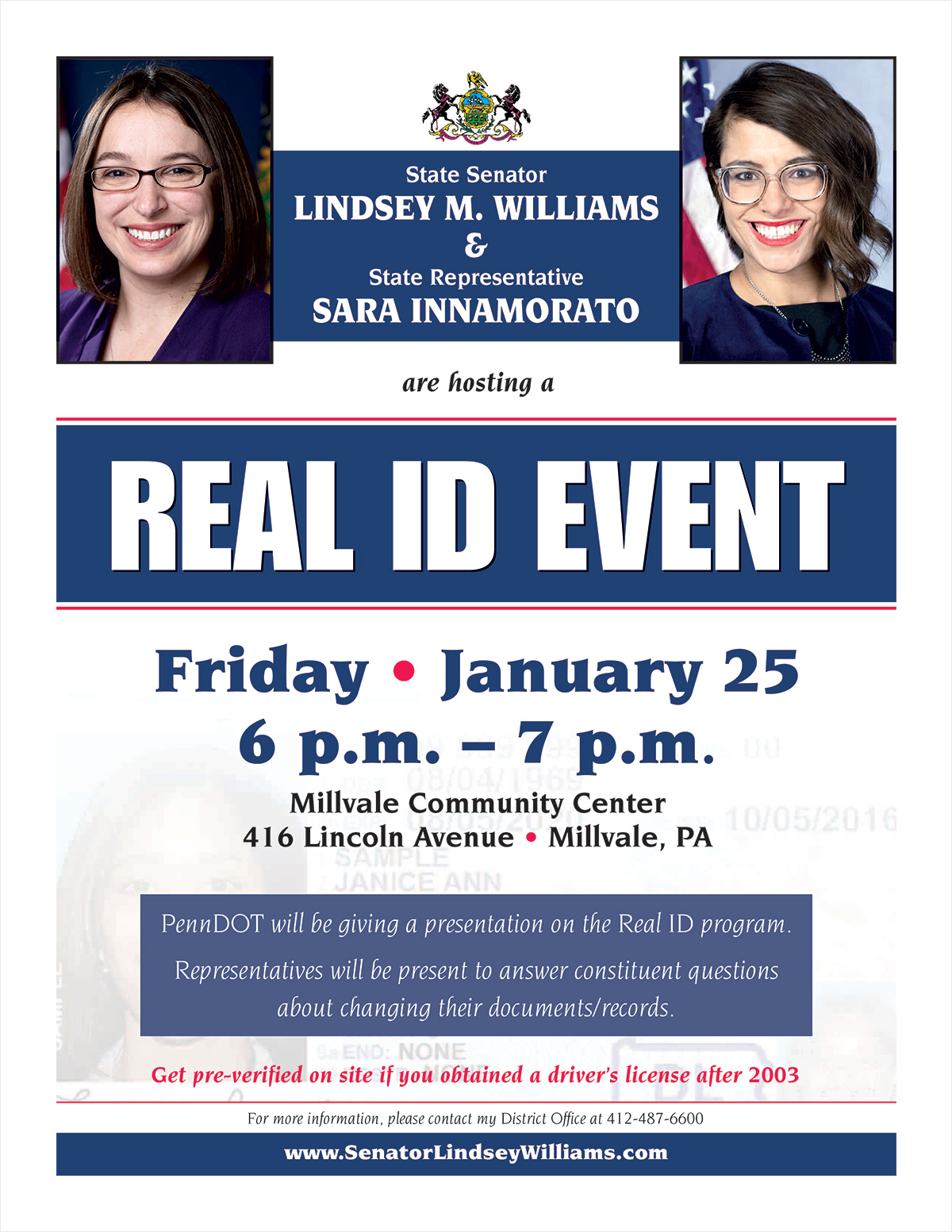 Real ID Workshop - January 25, 2019
