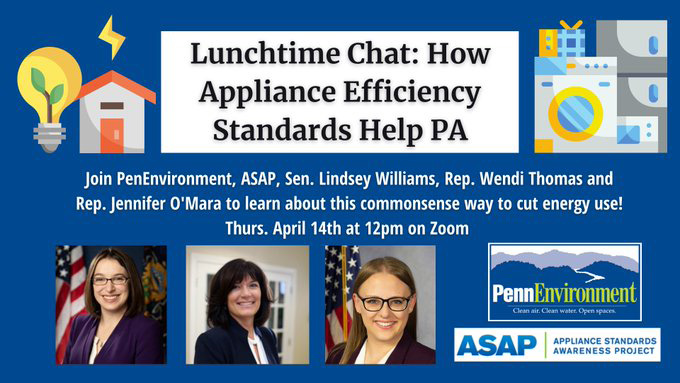 Lunchtime Chat: How appliance efficiency standards help PA